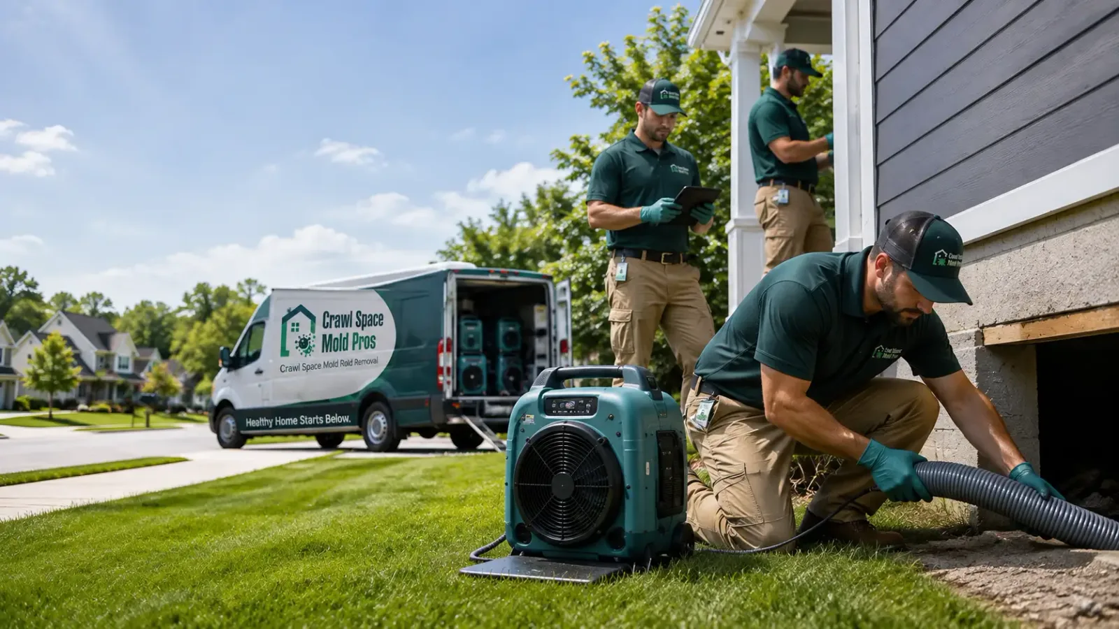 Crawl Space Mold Removal in Medina, ND